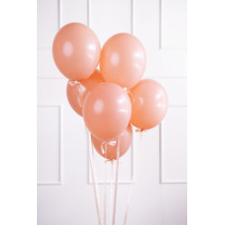 100 st. Strong Balloons pastel peach ballonger 23 cm