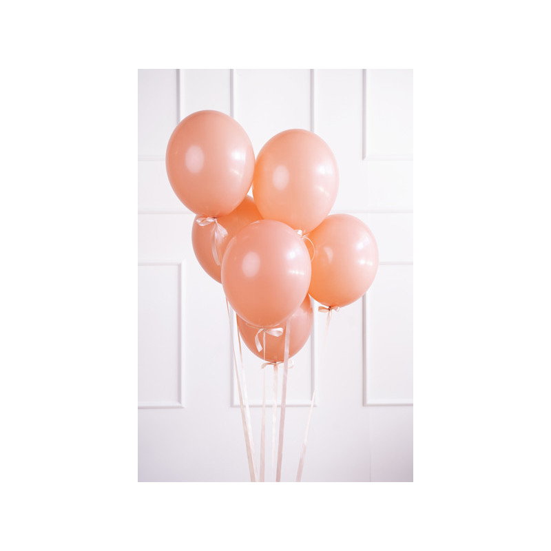 100 st. Strong Balloons pastel peach ballonger 23 cm