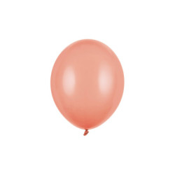 100 st. Strong Balloons pastell persika ballonger 27 cm i diameter