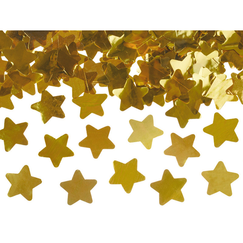28 cm Konfettirör Guld Metallic – Stjärnglans för en Oförglömlig Fest!