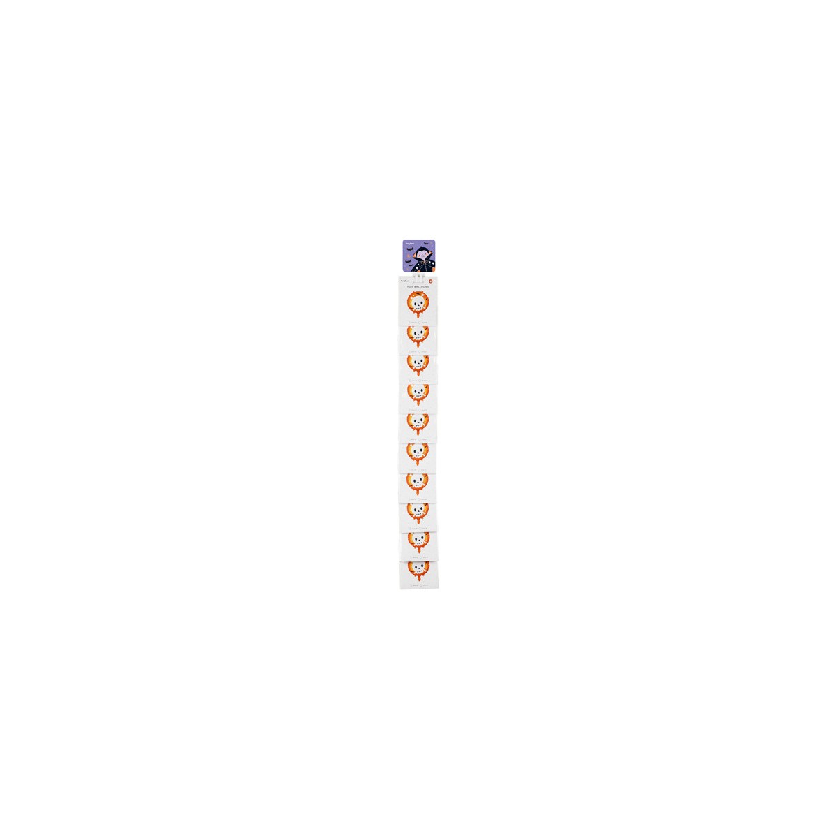 Clip Strip Halloween plast 10 krokar 107,5 cm