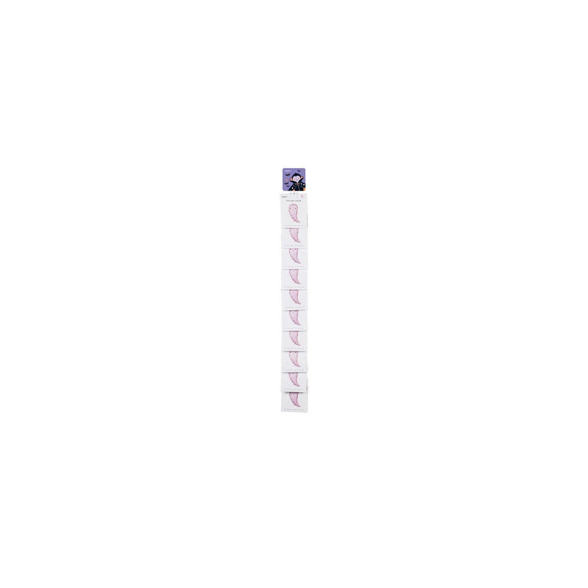 Clip Strip Halloween plast 10 krokar 107,5 cm