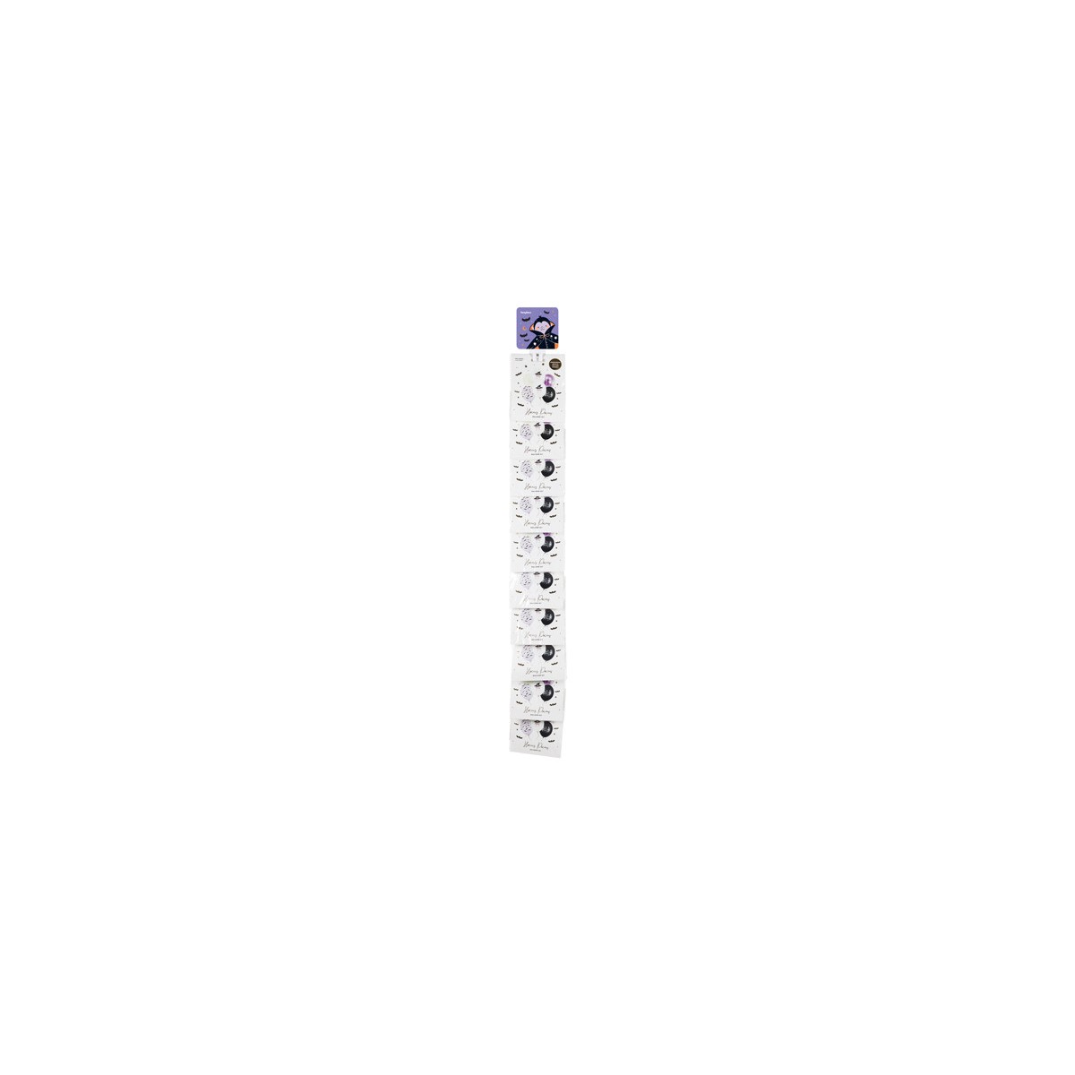 Clip Strip Halloween plast 10 krokar 107,5 cm