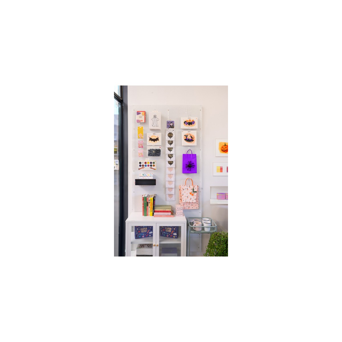 Clip Strip Halloween plast 10 krokar 107,5 cm
