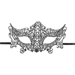 1 st Maskeradmask svart...