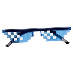 1 st Pixels glasögon - Thug Life-Meme svarta solglasögon 1 st Pixels glasögon - Thug Life-Meme svarta solglasögon
