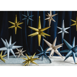 3D foil balloon Star, 105cm, navy blue 3D foil balloon Star, 105cm, navy blue