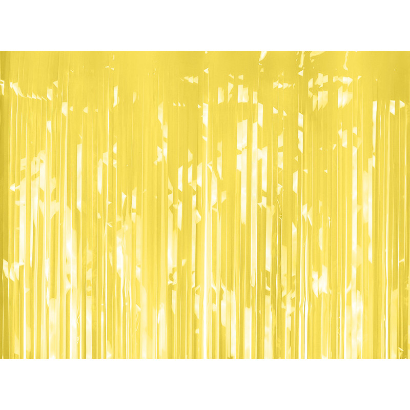 Party curtain, light yellow, 100x200cm Party curtain, light yellow, 100x200cm