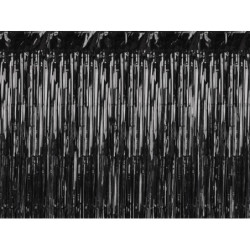Svart Lametta-gardin 100x200 cm – Exklusiv och hållbar dekoration