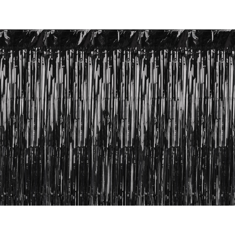 Party curtain, black, 100x200cm Party curtain, black, 100x200cm
