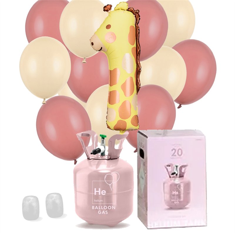 1 set It's a girl rosa set nr 2 Helium Kit inkl. ballonger & snöre 1 set It's a girl rosa set nr 2 Helium Kit inkl. ballonger & snöre
