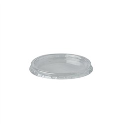 100 st. Lock till dressingsskålar – Ø 7,5 cm PET-lock i klar plast