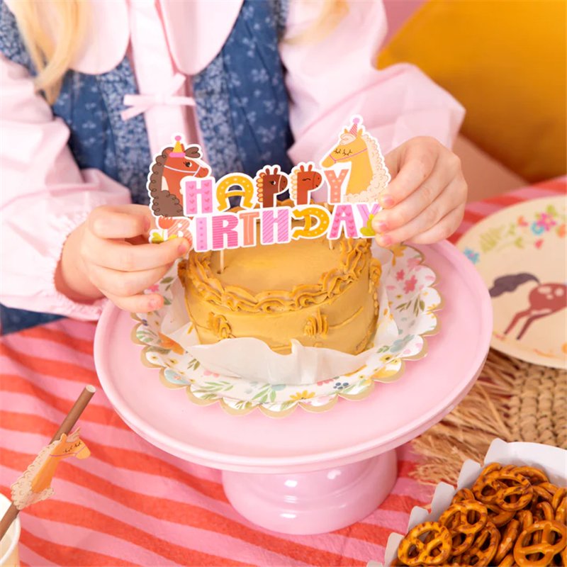 6 st. Cupcake Toppers Hästar – 13 cm, Färgblandning och 3 Designer 6 st. Cupcake Toppers Hästar – 13 cm, Färgblandning och 3 Designer