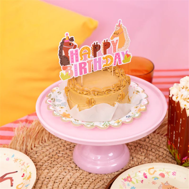 6 st. Cupcake Toppers Hästar – 13 cm, Färgblandning och 3 Designer 6 st. Cupcake Toppers Hästar – 13 cm, Färgblandning och 3 Designer