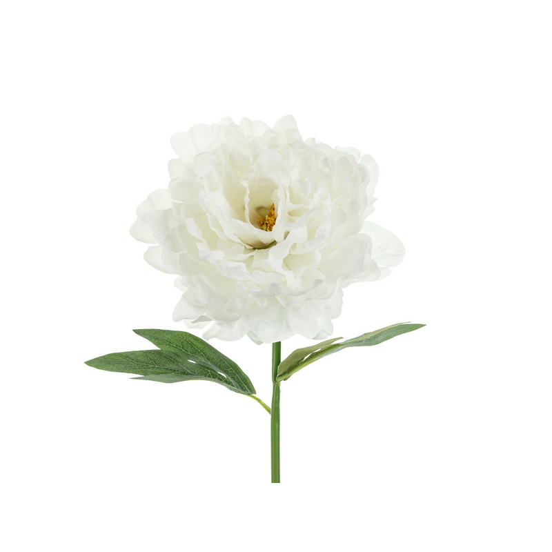 Artificial flower- Peony, 35 cm, white Artificial flower- Peony, 35 cm, white