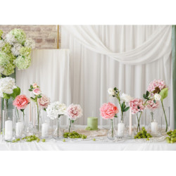 Artificial flower - Hydrangea, 35 cm, white Artificial flower - Hydrangea, 35 cm, white