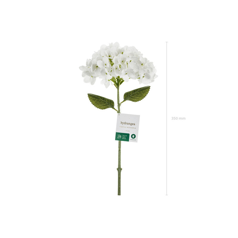 Artificial flower - Hydrangea, 35 cm, white Artificial flower - Hydrangea, 35 cm, white