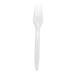 100 st Plastgafflar Transparenta - Återanvändbara 100 st Plastgafflar Transparenta - Återanvändbara