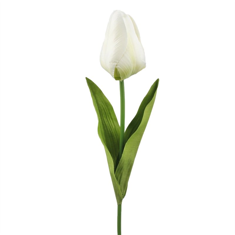 1 st. Orkidé Gul på stjälk. Elegant konstgjord dekoration 50 cm.