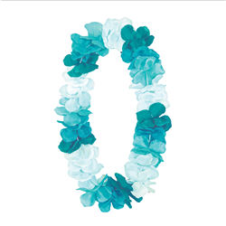 Hawaii Halsband Lila Vit och Grön Blomsterhalsband 45-50 cm Hawaii Halsband Lila Vit och Grön Blomsterhalsband 45-50 cm