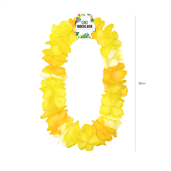 Hawaii Halsband Lila Vit och Grön Blomsterhalsband 45-50 cm Hawaii Halsband Lila Vit och Grön Blomsterhalsband 45-50 cm