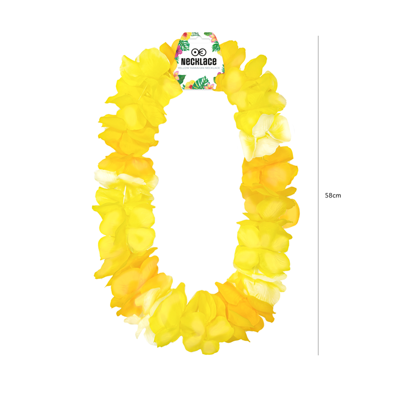 Hawaii Halsband Lila Vit och Grön Blomsterhalsband 45-50 cm Hawaii Halsband Lila Vit och Grön Blomsterhalsband 45-50 cm
