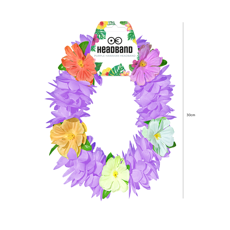 1 st. Hawaii Hårband, orange och rosa, 20 cm, elastisk blomsterkrans för festlig utklädnad och dekoration 1 st. Hawaii Hårband, orange och rosa, 20 cm, elastisk blomsterkrans för festlig utklädnad och dekoration