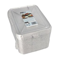150 st. Aluminiumsform - 12,3x9,6x3,3cm - 250 ml 150 st. Aluminiumsform - 12,3x9,6x3,3cm - 250 ml