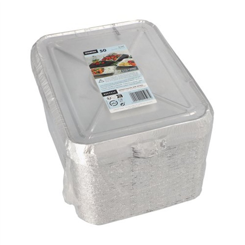 150 st. Aluminiumsform - 12,3x9,6x3,3cm - 250 ml 150 st. Aluminiumsform - 12,3x9,6x3,3cm - 250 ml