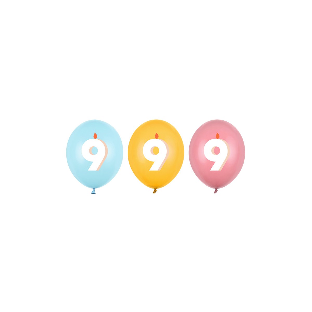 Balloons 30 cm, 9, mix (1 pkt / 50 pc.) Balloons 30 cm, 9, mix (1 pkt / 50 pc.)