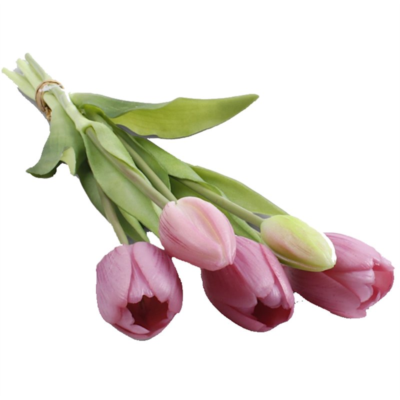 1 stk. Tulpanbukett med 7 konstgjorda blommor i elegant röd – 39 cm 1 stk. Tulpanbukett med 7 konstgjorda blommor i elegant röd – 39 cm