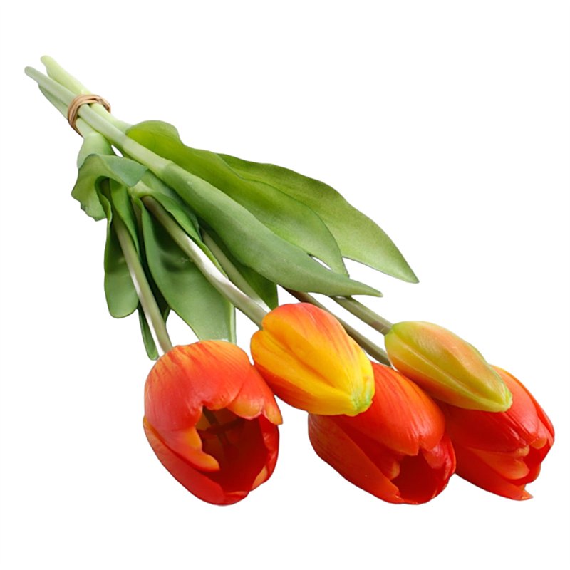 1 stk. Tulpanbukett med 7 konstgjorda blommor i elegant röd – 39 cm 1 stk. Tulpanbukett med 7 konstgjorda blommor i elegant röd – 39 cm