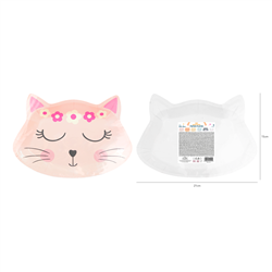 6 st Papp tallrikar katt 22x20cm 6 st Papp tallrikar katt 22x20cm
