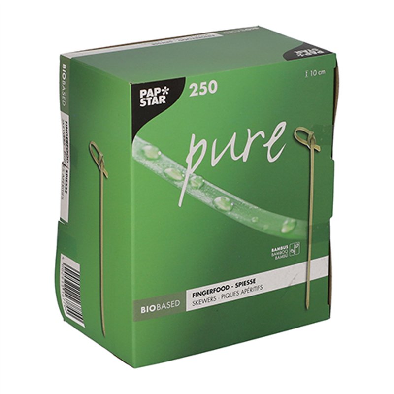 250 st Cocktailpinnar spett bambu 10 cm 250 st Cocktailpinnar spett bambu 10 cm
