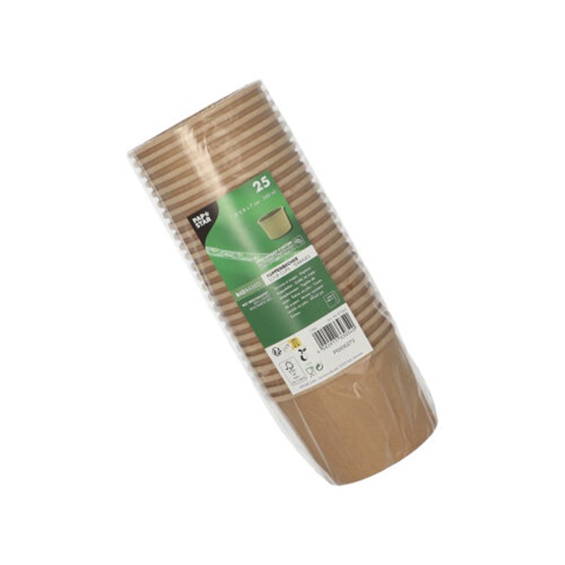 50 st Isbägare brun svanmärkt 250 ml 50 st Isbägare brun svanmärkt 250 ml