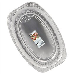 10 st. Ovala serveringsfat i aluminium – 35 x 24,5 cm 10 st. Ovala serveringsfat i aluminium – 35 x 24,5 cm