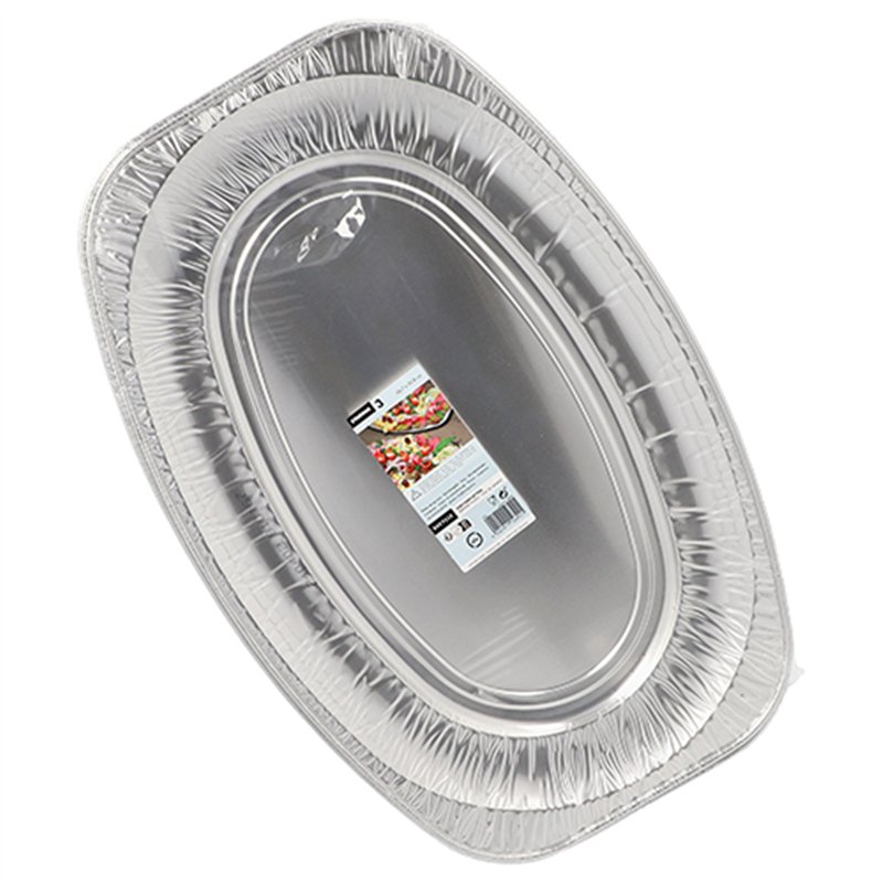10 st. Ovala serveringsfat i aluminium – 35 x 24,5 cm 10 st. Ovala serveringsfat i aluminium – 35 x 24,5 cm