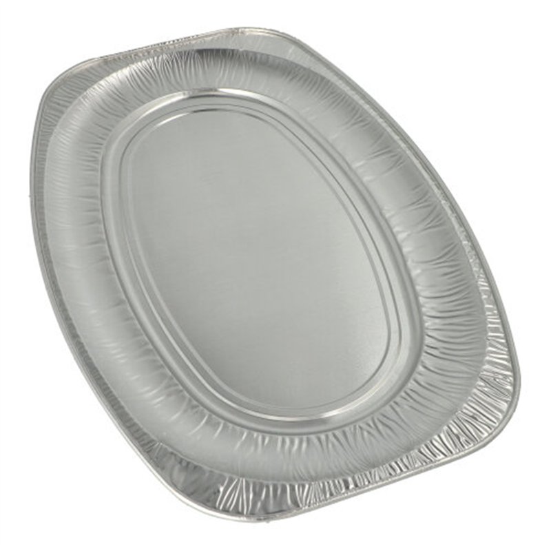 10 st. Ovala serveringsfat i aluminium – 35 x 24,5 cm 10 st. Ovala serveringsfat i aluminium – 35 x 24,5 cm