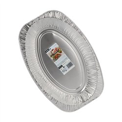 10 st. Ovala serveringsfat i aluminium – 35 x 24,5 cm 10 st. Ovala serveringsfat i aluminium – 35 x 24,5 cm