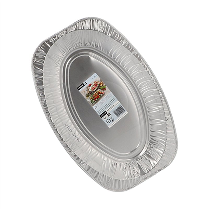 10 st. Ovala serveringsfat i aluminium – 35 x 24,5 cm 10 st. Ovala serveringsfat i aluminium – 35 x 24,5 cm