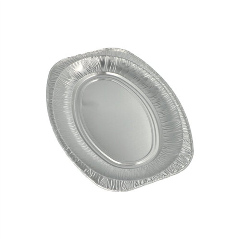 10 st. Ovala serveringsfat i aluminium – 35 x 24,5 cm 10 st. Ovala serveringsfat i aluminium – 35 x 24,5 cm