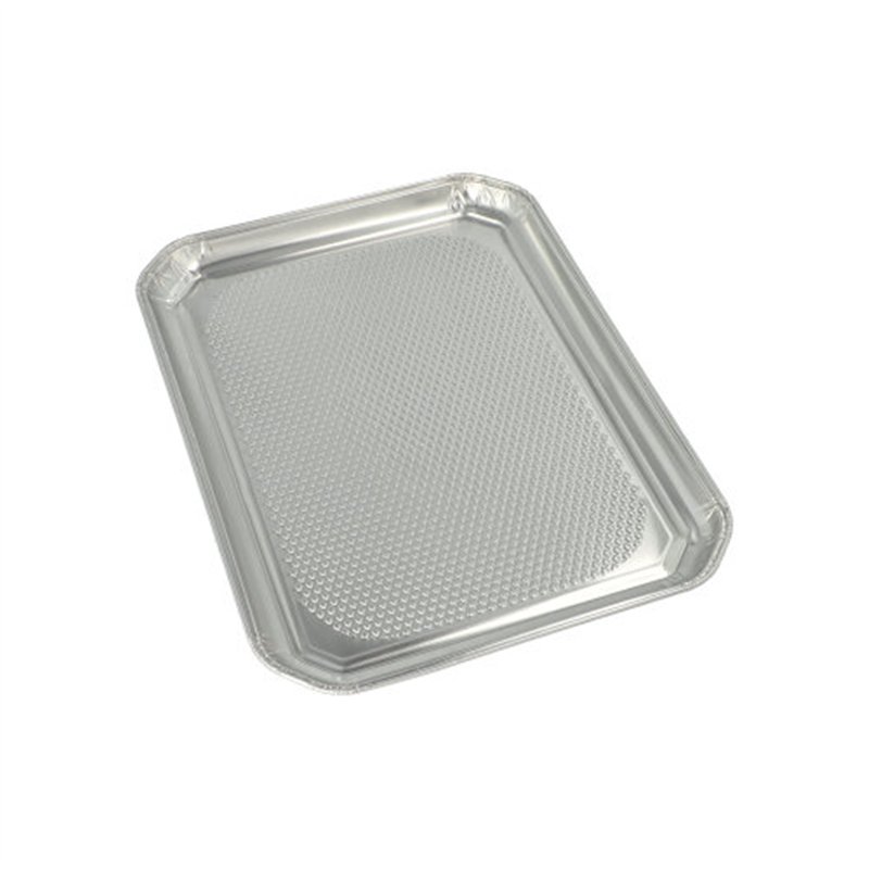10 st. Ovala serveringsfat i aluminium – 35 x 24,5 cm