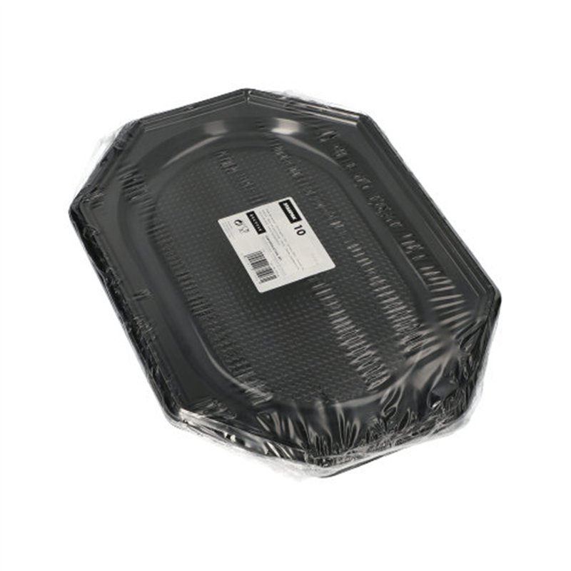 10 st. Svarta Serveringsfat i PET – Återanvändbara 45 x 30 cm 10 st. Svarta Serveringsfat i PET – Återanvändbara 45 x 30 cm