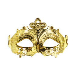 Carnival mask, 17x9 cm, gold