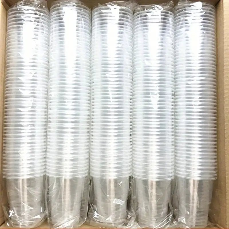50 st Plastglas 400 ml mjuk plast - Återanvändbara 9,5 cm diameter 50 st Plastglas 400 ml mjuk plast - Återanvändbara 9,5 cm diameter