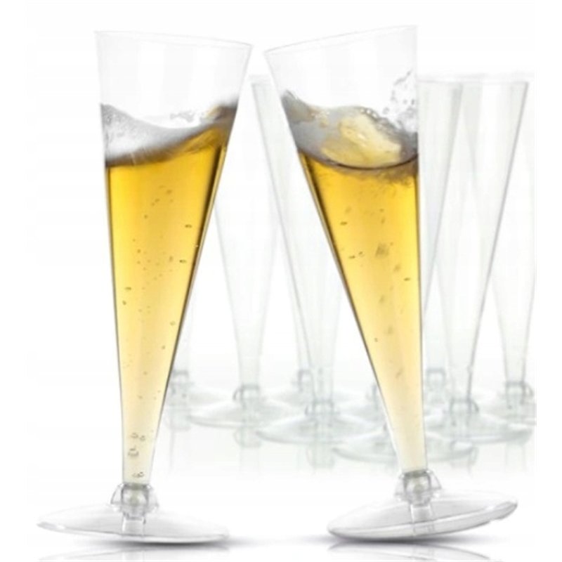 16x10 Stk Exklusiva Champagneglas – Lägg till Hållbarhet, Återanvändbarhet och Elegans till Din Fest