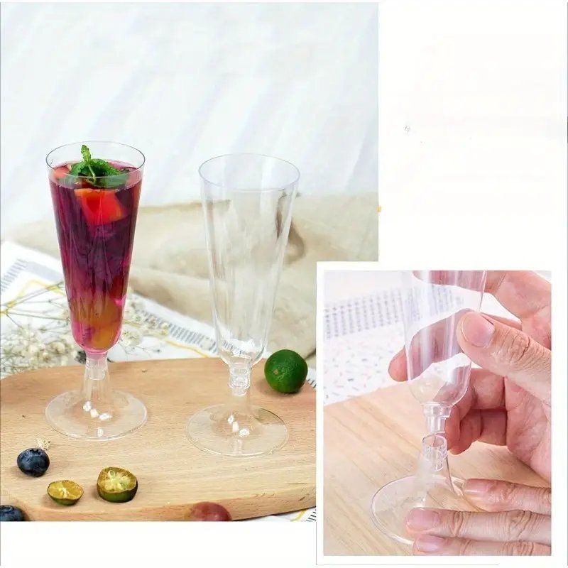 8 st. Plast Champagneglas 150 ml – Klar elegans för festliga händelser 8 st. Plast Champagneglas 150 ml – Klar elegans för festliga händelser