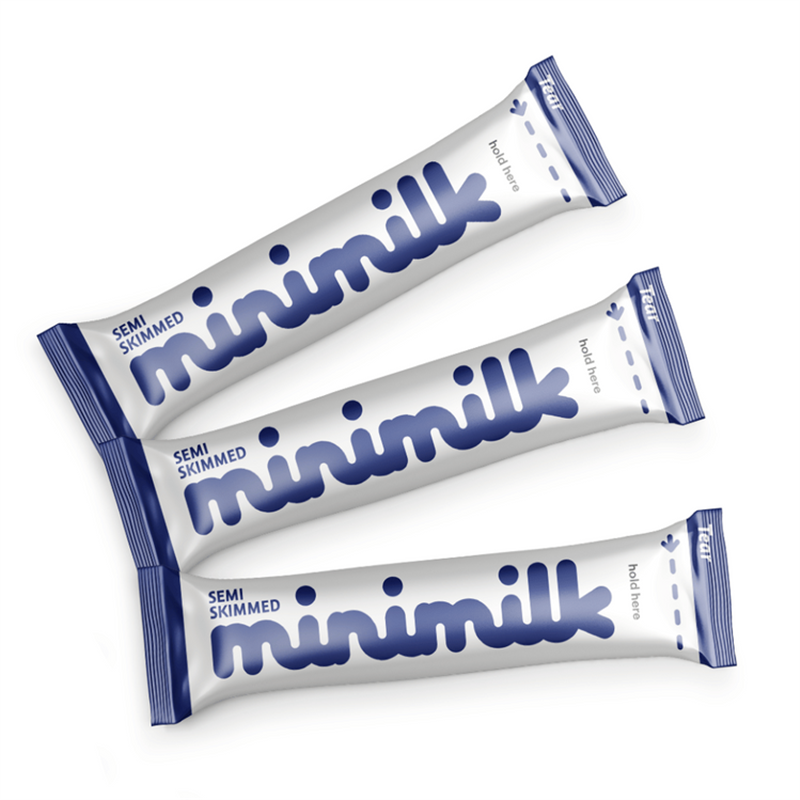 10 st. Minimilk UHT Portionsmjölk 10 ml – Perfekt till kaffe och te på språng