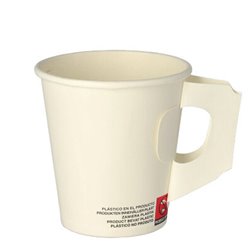 25 st Pappmuggar med handtag - Vit Kaffemuggar To-Go - 180ml, Perfekt för Kaffebaren 25 st Pappmuggar med handtag - Vit Kaffemuggar To-Go - 180ml, Perfekt för Kaffebaren