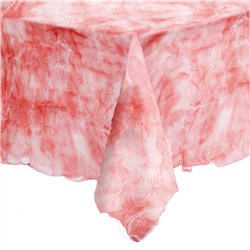0,72x9,8 meter vitt dekorationsmaterial med blodfläckar för inomhus- och utomhusbruk 0,72x9,8 meter vitt dekorationsmaterial med blodfläckar för inomhus- och utomhusbruk
